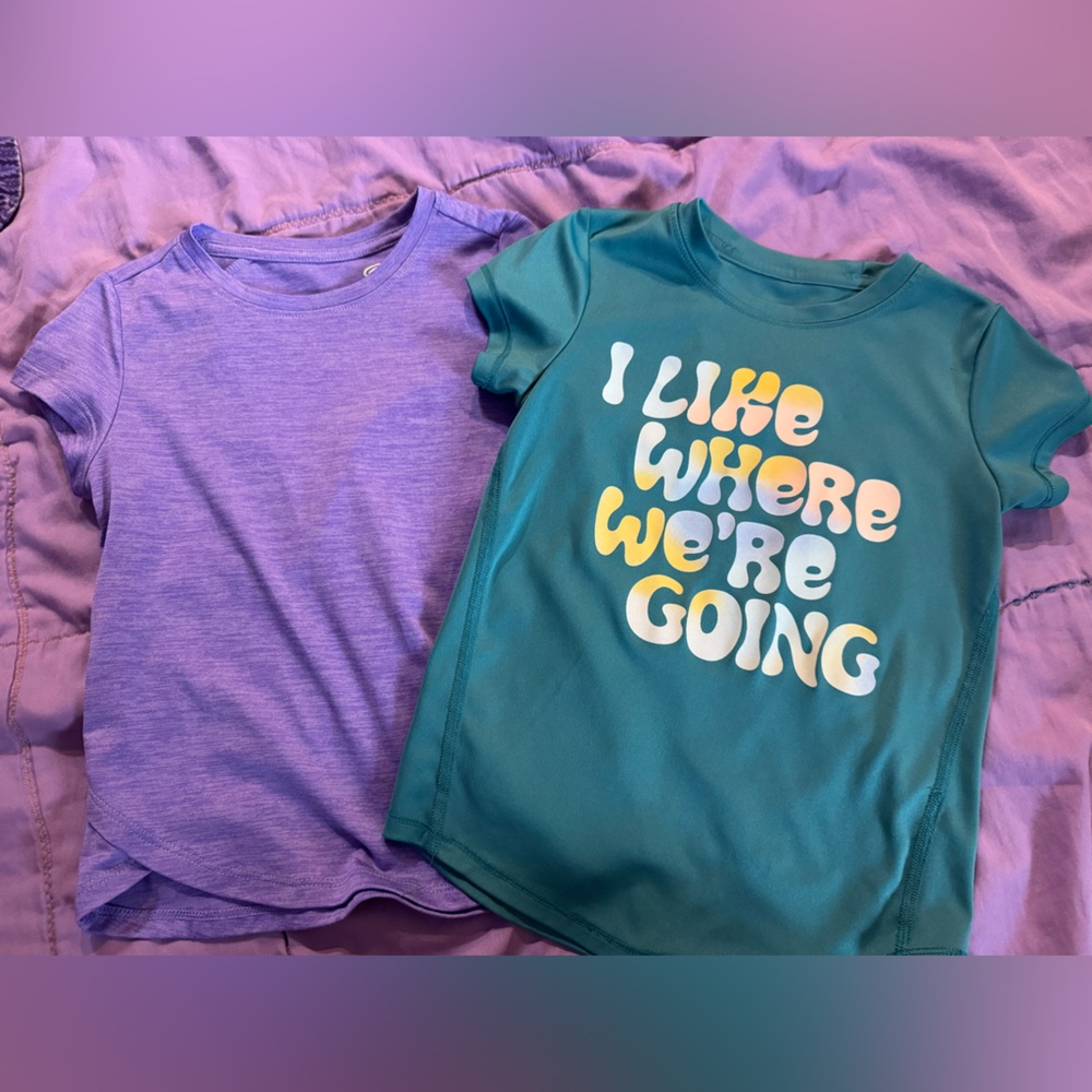 4t girls short sleeved shirts